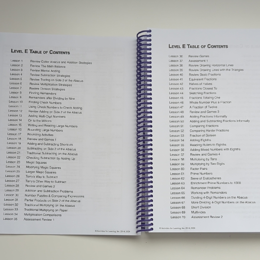 Level E Lessons Book - Blue - Picture 3 of 8